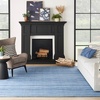 image:imageNourison Home Interweave Abstract Ivory 6 x 9 AreaRug EasyCleaning Non Shedding Bed Room Living Room Dining Room Kitchen 6x9Denim
