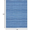 image:imageNourison Home Interweave Abstract Ivory 6 x 9 AreaRug EasyCleaning Non Shedding Bed Room Living Room Dining Room Kitchen 6x9Denim