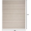 image:imageNourison Home Interweave Abstract Ivory 6 x 9 AreaRug EasyCleaning Non Shedding Bed Room Living Room Dining Room Kitchen 6x9Grey