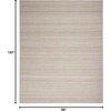 image:imageNourison Home Interweave Abstract Ivory 6 x 9 AreaRug EasyCleaning Non Shedding Bed Room Living Room Dining Room Kitchen 6x9Grey