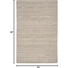 image:imageNourison Home Interweave Abstract Ivory 6 x 9 AreaRug EasyCleaning Non Shedding Bed Room Living Room Dining Room Kitchen 6x9Grey