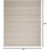 image:imageNourison Home Interweave Abstract Ivory 6 x 9 AreaRug EasyCleaning Non Shedding Bed Room Living Room Dining Room Kitchen 6x9Grey