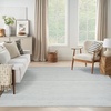image:imageNourison Home Interweave Abstract Ivory 6 x 9 AreaRug EasyCleaning Non Shedding Bed Room Living Room Dining Room Kitchen 6x9Light Blue