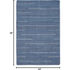 image:imageNourison Home Interweave Abstract Ivory 6 x 9 AreaRug EasyCleaning Non Shedding Bed Room Living Room Dining Room Kitchen 6x9Navy