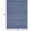 image:imageNourison Home Interweave Abstract Ivory 6 x 9 AreaRug EasyCleaning Non Shedding Bed Room Living Room Dining Room Kitchen 6x9Navy