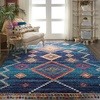 image:imageNourison Home Moroccan Casbah Bohemian Navy 67 x 96 Area Rug Easy Cleaning Non Shedding Bed Room Living Room Dining Room Kitchen 7x10Navy