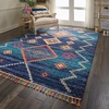 image:imageNourison Home Moroccan Casbah Bohemian Navy 67 x 96 Area Rug Easy Cleaning Non Shedding Bed Room Living Room Dining Room Kitchen 7x10Navy