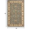 image:imageNourison Home Nourison 2000 Blue 6 x Round Area Rug  Easy Clean Non Shedding Bed Room Living Room Dining Room Kitchen 6 x RoundBlue