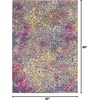 image:imageNourison Home Passion Abstract Yellow Multi 8 x 10 Area Rug Easy Cleaning Non Shedding Bed Room Living Room Dining Room Kitchen 8x1039 x 59 Rectangular