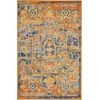 image:imageNourison Home Passion Traditional TealSun 39 x 59 AreaRug Easy Clean Non Shedding Bed Room Living Room Dining Room Kitchen 4x6TealSun