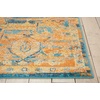 image:imageNourison Home Passion Traditional TealSun 39 x 59 AreaRug Easy Clean Non Shedding Bed Room Living Room Dining Room Kitchen 4x6TealSun