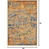 image:imageNourison Home Passion Traditional TealSun 39 x 59 AreaRug Easy Clean Non Shedding Bed Room Living Room Dining Room Kitchen 4x6TealSun