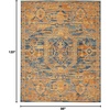 image:imageNourison Home Passion Traditional TealSun 39 x 59 AreaRug Easy Clean Non Shedding Bed Room Living Room Dining Room Kitchen 4x6TealSun