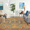 image:imageNourison Home Passion Traditional TealSun 39 x 59 AreaRug Easy Clean Non Shedding Bed Room Living Room Dining Room Kitchen 4x6TealSun