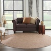 image:imageNourison Home Positano Jute 6 x Round Area Rug  Easy Clean Non Shedding Bed Room Living Room Dining Room Kitchen 6 x Round