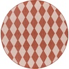 image:imageNourison Home Positano Terracotta 6 x Round Area Rug  Easy Clean Non Shedding Bed Room Living Room Dining Room Kitchen 6 x Round