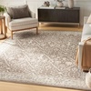 image:imageNourison Home Renewed Ivory Mocha 6 x 9 Area Rug  Easy Clean Non Shedding Bed Room Living Room Dining Room Kitchen 6 x 9Ivory Mocha