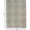 image:imageNourison Home Solace Modern Animal Print Ivory Beige 8 x 10 Area Rug Easy Cleaning Non Shedding Bed Room Living Room Dining Room Kitchen 8 x 10IvoryGrey