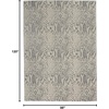 image:imageNourison Home Solace Modern Animal Print Ivory Beige 8 x 10 Area Rug Easy Cleaning Non Shedding Bed Room Living Room Dining Room Kitchen 8 x 10IvoryGrey