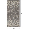 image:imageNourison Home Tranquil Grey Beige 6 x 9 Area Rug  Easy Clean Non Shedding Bed Room Living Room Dining Room Kitchen 6 x 9GreyBeige