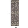 image:imageNourison Home Tranquil Grey Beige 6 x 9 Area Rug  Easy Clean Non Shedding Bed Room Living Room Dining Room Kitchen 6 x 9GreyBeige