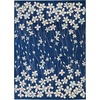 image:imageNourison Home Tranquil Grey Beige 6 x 9 Area Rug  Easy Clean Non Shedding Bed Room Living Room Dining Room Kitchen 6 x 9Navy