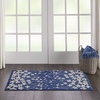 image:imageNourison Home Tranquil Grey Beige 6 x 9 Area Rug  Easy Clean Non Shedding Bed Room Living Room Dining Room Kitchen 6 x 9Navy