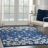 image:imageNourison Home Tranquil Grey Beige 6 x 9 Area Rug  Easy Clean Non Shedding Bed Room Living Room Dining Room Kitchen 6 x 9Navy