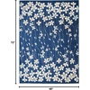 image:imageNourison Home Tranquil Grey Beige 6 x 9 Area Rug  Easy Clean Non Shedding Bed Room Living Room Dining Room Kitchen 6 x 9Navy