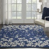 image:imageNourison Home Tranquil Grey Beige 6 x 9 Area Rug  Easy Clean Non Shedding Bed Room Living Room Dining Room Kitchen 6 x 9Navy