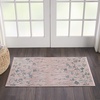 image:imageNourison Home Tranquil Grey Beige 6 x 9 Area Rug  Easy Clean Non Shedding Bed Room Living Room Dining Room Kitchen 6 x 9Pink