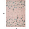 image:imageNourison Home Tranquil Grey Beige 6 x 9 Area Rug  Easy Clean Non Shedding Bed Room Living Room Dining Room Kitchen 6 x 9Pink