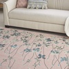 image:imageNourison Home Tranquil Grey Beige 6 x 9 Area Rug  Easy Clean Non Shedding Bed Room Living Room Dining Room Kitchen 6 x 9Pink
