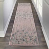 image:imageNourison Home Tranquil Grey Beige 6 x 9 Area Rug  Easy Clean Non Shedding Bed Room Living Room Dining Room Kitchen 6 x 9Pink