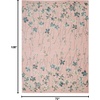 image:imageNourison Home Tranquil Grey Beige 6 x 9 Area Rug  Easy Clean Non Shedding Bed Room Living Room Dining Room Kitchen 6 x 9Pink