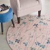 image:imageNourison Home Tranquil Grey Beige 6 x 9 Area Rug  Easy Clean Non Shedding Bed Room Living Room Dining Room Kitchen 6 x 9Pink