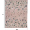 image:imageNourison Home Tranquil Grey Beige 6 x 9 Area Rug  Easy Clean Non Shedding Bed Room Living Room Dining Room Kitchen 6 x 9Pink