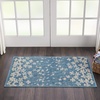 image:imageNourison Home Tranquil Grey Beige 6 x 9 Area Rug  Easy Clean Non Shedding Bed Room Living Room Dining Room Kitchen 6 x 9Turquoise