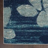 image:imageNourison Home Tranquil IvoryLight Blue 8 x 10 Area Rug  Easy Clean Non Shedding Bed Room Living Room Dining Room Kitchen 8 x 10NavyLight Blue