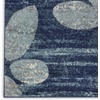 image:imageNourison Home Tranquil IvoryLight Blue 8 x 10 Area Rug  Easy Clean Non Shedding Bed Room Living Room Dining Room Kitchen 8 x 10NavyLight Blue