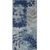 image:imageNourison Home Tranquil IvoryLight Blue 8 x 10 Area Rug  Easy Clean Non Shedding Bed Room Living Room Dining Room Kitchen 8 x 10NavyLight Blue