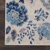 image:imageNourison Home Tranquil Turquoise 810 x 1110 Area Rug  Easy Clean Non Shedding Bed Room Living Room Dining Room Kitchen 9 x 12IvoryLight Blue