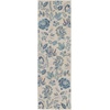image:imageNourison Home Tranquil Turquoise 810 x 1110 Area Rug  Easy Clean Non Shedding Bed Room Living Room Dining Room Kitchen 9 x 12IvoryLight Blue