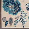 image:imageNourison Home Tranquil Turquoise 810 x 1110 Area Rug  Easy Clean Non Shedding Bed Room Living Room Dining Room Kitchen 9 x 12IvoryLight Blue