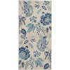 image:imageNourison Home Tranquil Turquoise 810 x 1110 Area Rug  Easy Clean Non Shedding Bed Room Living Room Dining Room Kitchen 9 x 12IvoryLight Blue