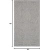image:imageNourison Palamos Lt Grey 2 x 4 Area Rug  22 x 39