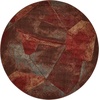 image:imageNourison Somerset Abstract Multicolor 56 x ROUND AreaRug EasyCleaning Non Shedding Bed Room Living Room Dining Room Kitchen 6 RoundMulti Color