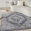 image:imageKathy Ireland American Manor Blue 311 x 511 Area Rug Easy Clean Non Shedding Bed Room Living Room Dining Room Kitchen 4x6