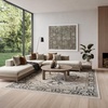 image:imageNourison Dekor Ivory Charcoal 710 x 910 Area Rug  Easy Clean Non Shedding Bed Room Living Room Dining Room Kitchen 8 x 10