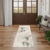 image:imageNourison Home Desire Abstract Ivory Grey Blue 9 x 12 Area Rug EasyCleaning Non Shedding Bed Room Living Room Dining Room Kitchen 9x12Ivory Grey Blue